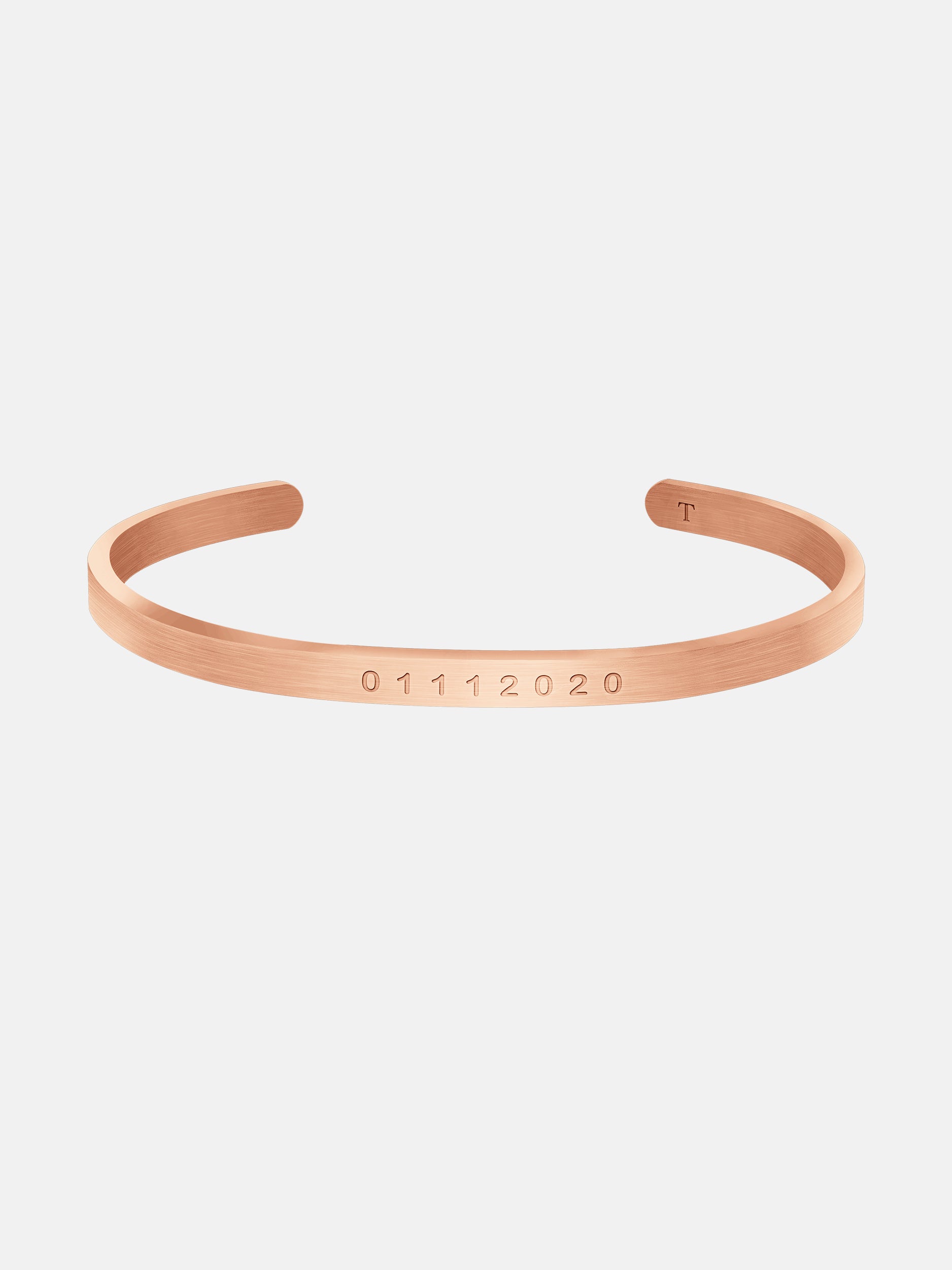 Tender Objects Merci Structured Cuff - Elevate your style with our personalized engraved cuff, a chic accessory for a unique and sophisticated fashion statement.