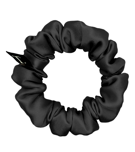 Tender Objects 20mm silk scrunchie in Night Air