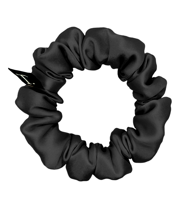 Tender Objects 20mm silk scrunchie in Night Air