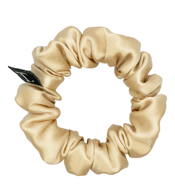 Tender Objects 20mm silk scrunchie in Soft Dawn