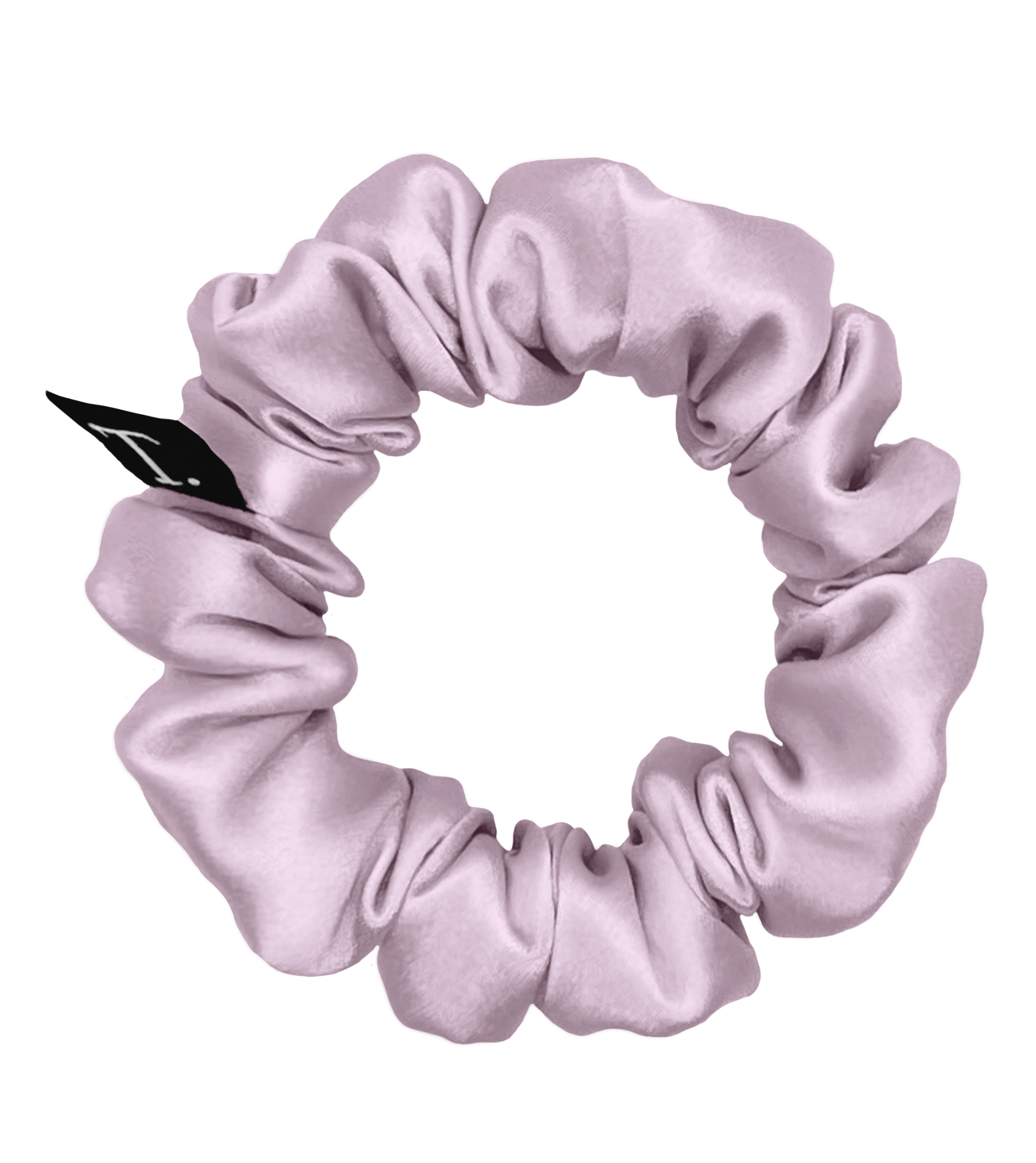 Tender Objects 20mm silk scrunchie in Gentle Fog