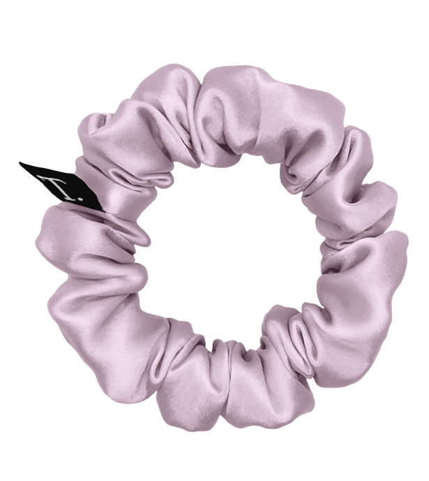 Tender Objects 20mm silk scrunchie in Gentle Fog