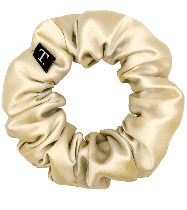 Tender Objects 35mm silk scrunchie in Soft Dawn